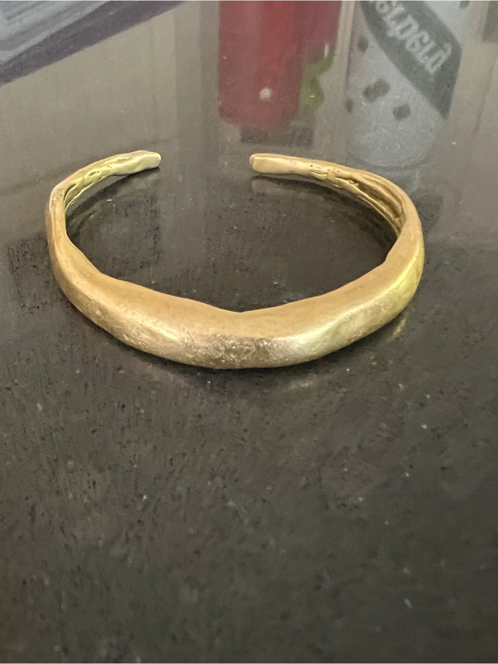 Margaret Cross Brass Memento Mori Bracelet - Picture 3 of 4